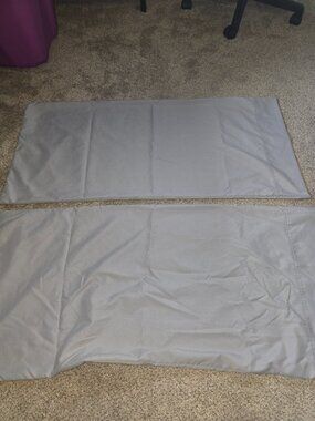 Serta Sertapedic So Soft King Pillowcases Gray 100% Polyester Set of 2